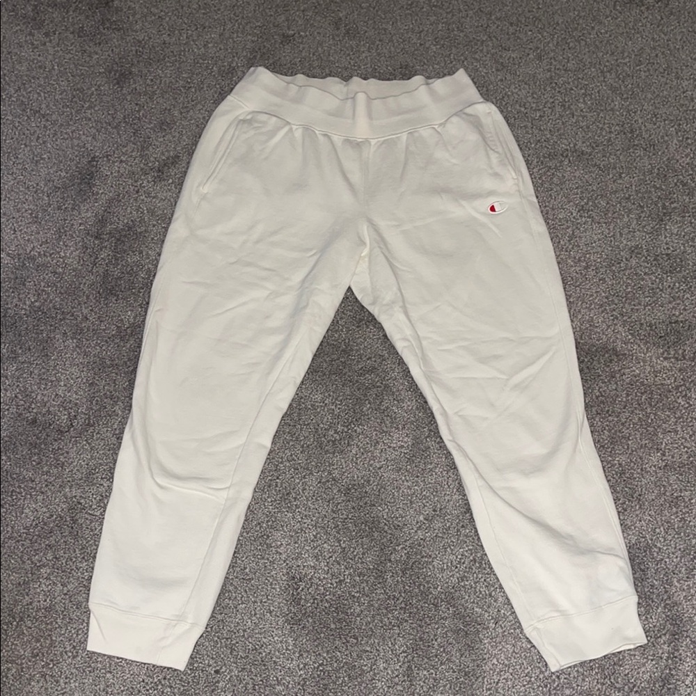 Champion White Jogger Pants